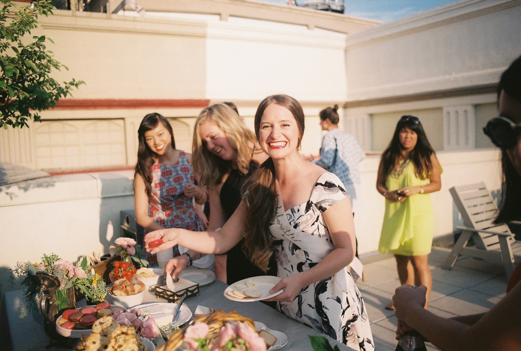 rooftop celebrations for Brynn's bachelorette! #brynnsbachelorettebash