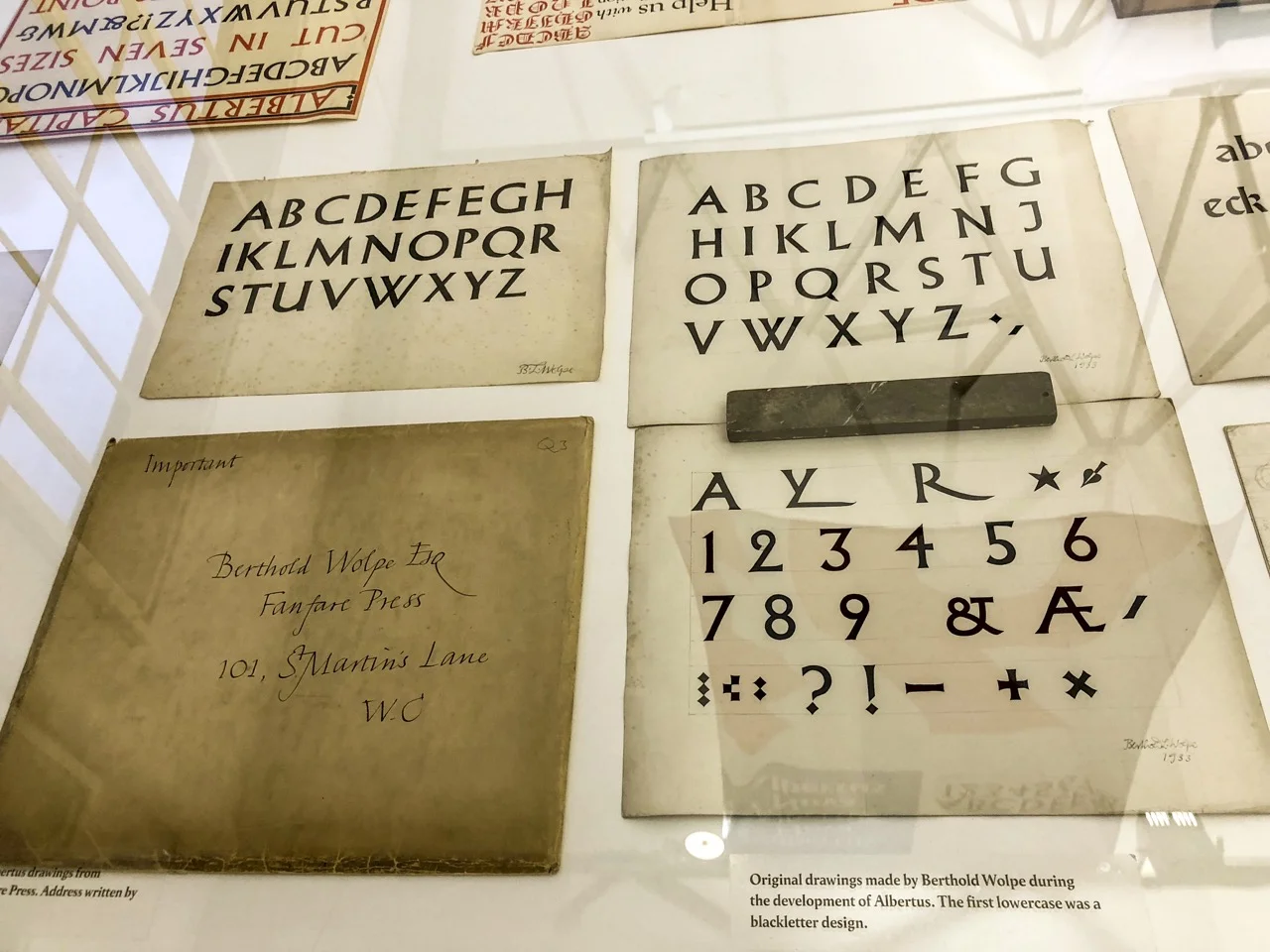 Early drawings of Albertus by Berthold Wolpe