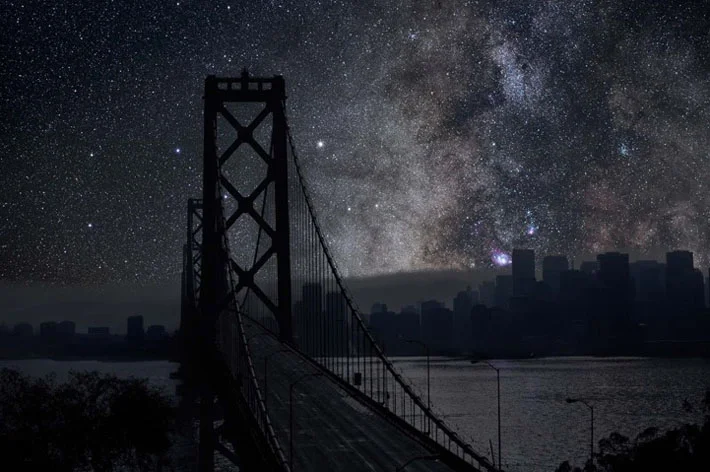 San Francisco 37° 48′ 30” N 2010-10-9 Lst 20:58
