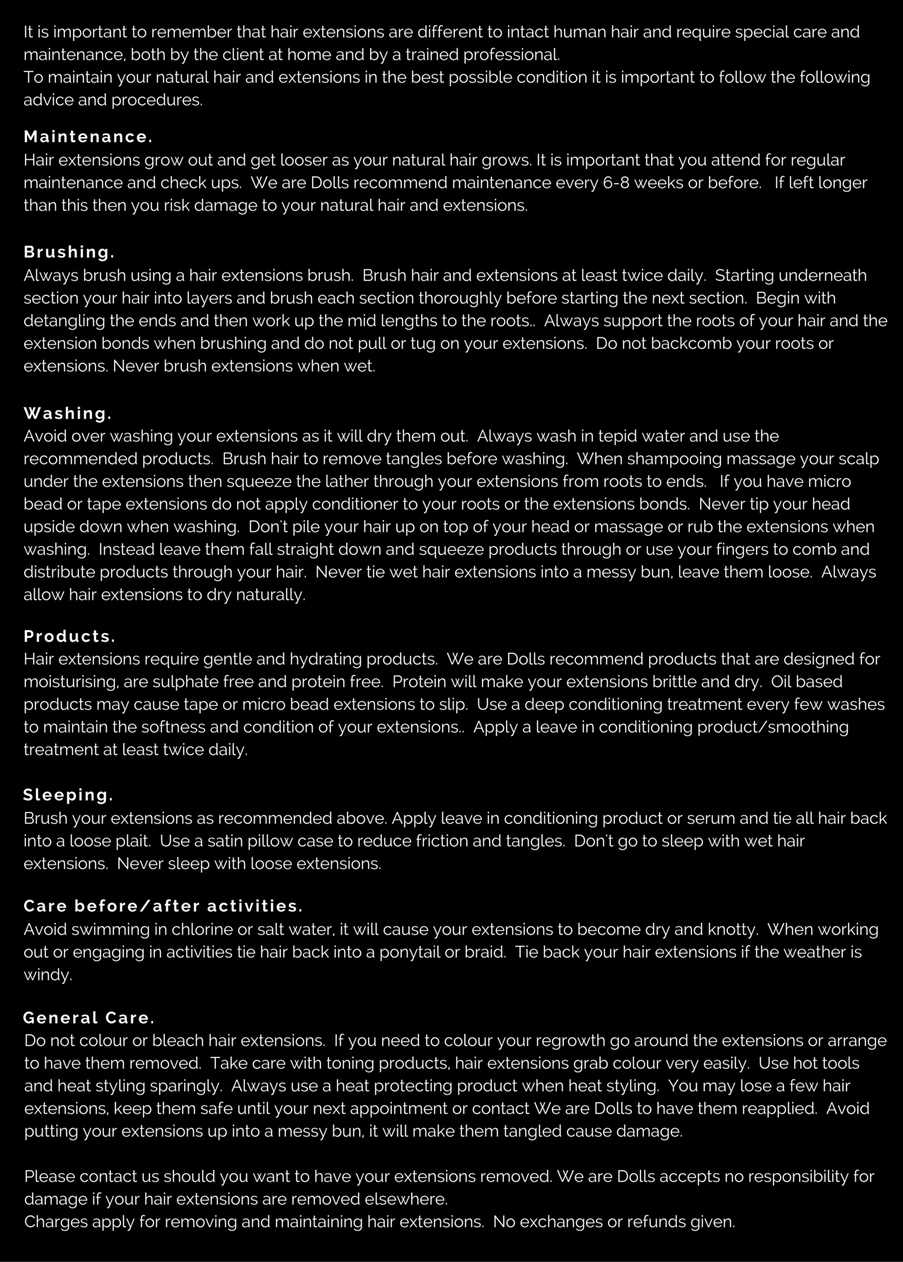 Hair Extension Aftercare Advice — Best hair extensions Melbourne