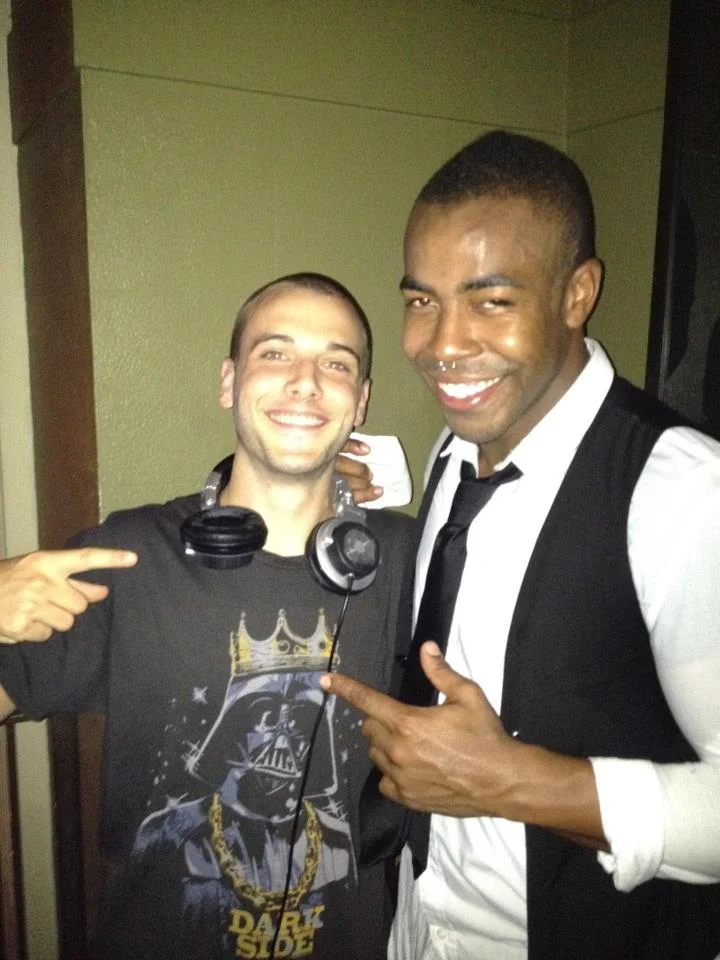 with DJ Hollywood