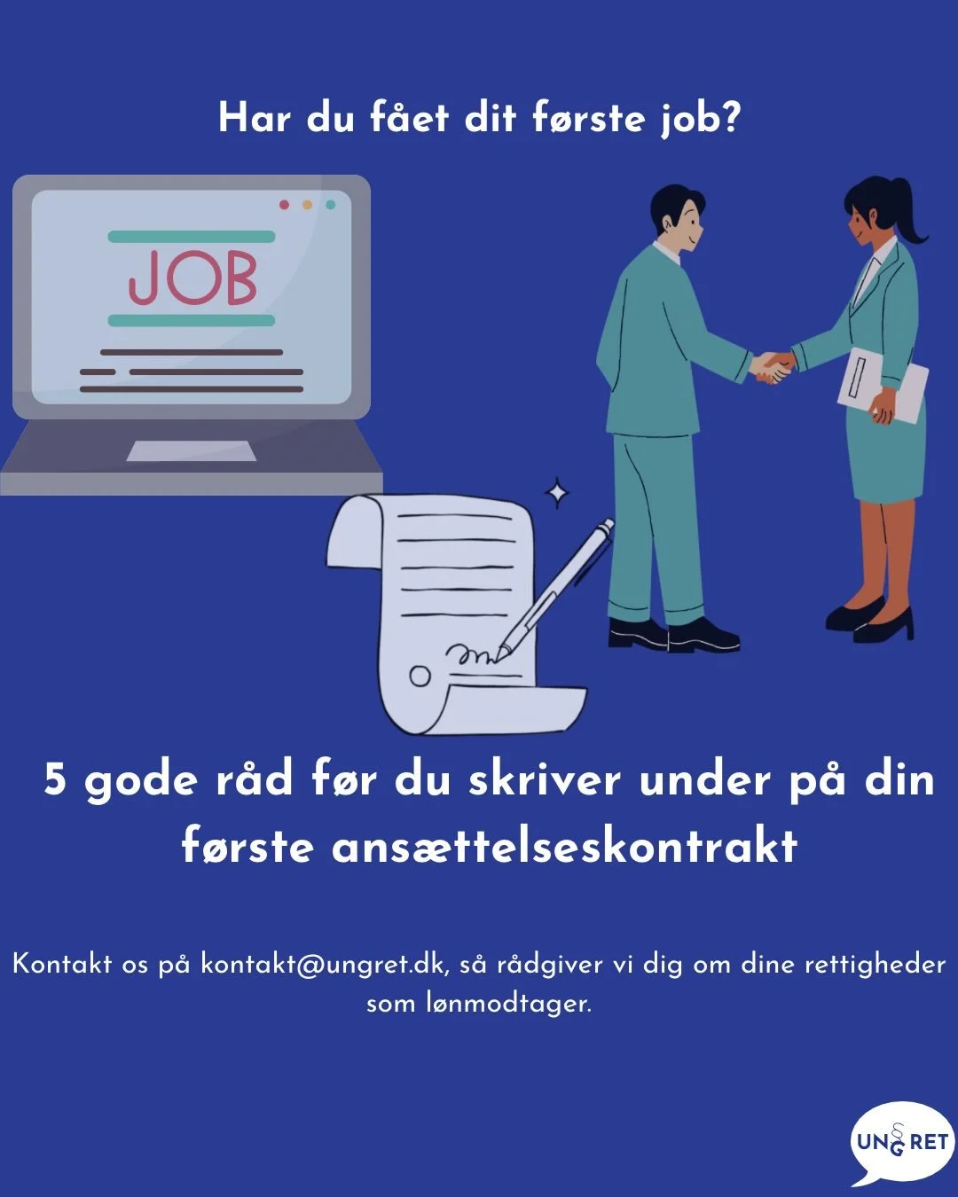 Gode r&aring;d f&oslash;r du skriver under p&aring; din f&oslash;rste ans&aelig;ttelseskontrakt ✍️

Vi f&aring;r ofte henvendelser fra studerende og nyuddannede vedr&oslash;rende, hvad de skal v&aelig;re opm&aelig;rksomme p&aring; i forbindelse med d