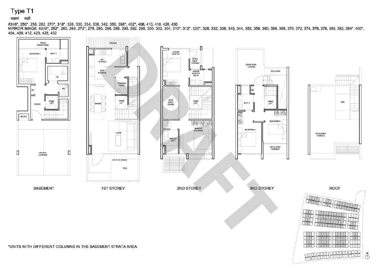 Terrace floor plan