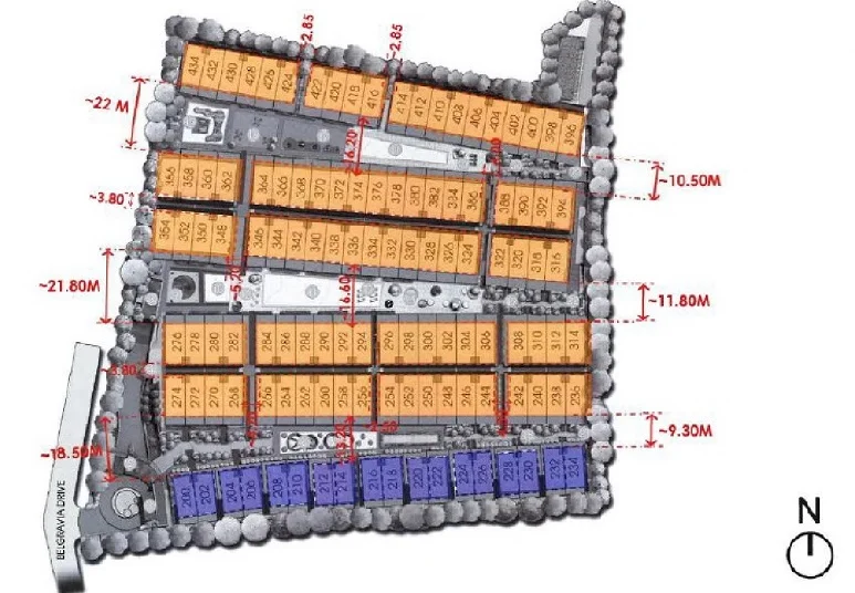 Belgravia Villas Site Plan