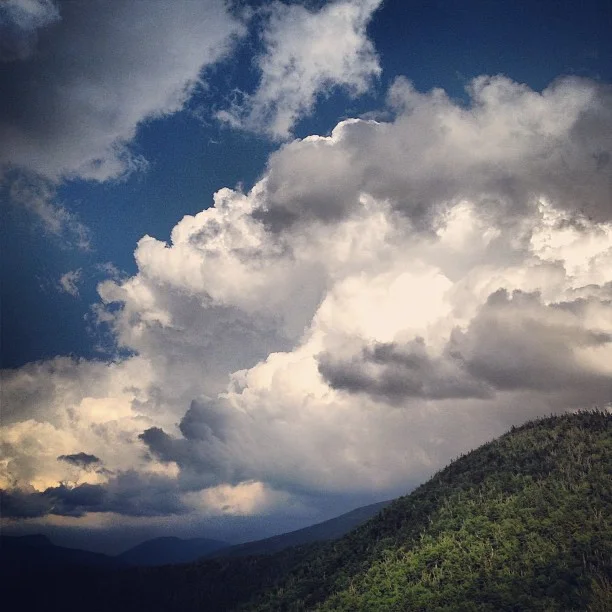 Watching cells pass over Loon from the tower #wknd