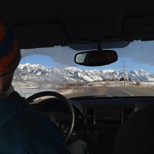 Bluebird day on Teton Pass