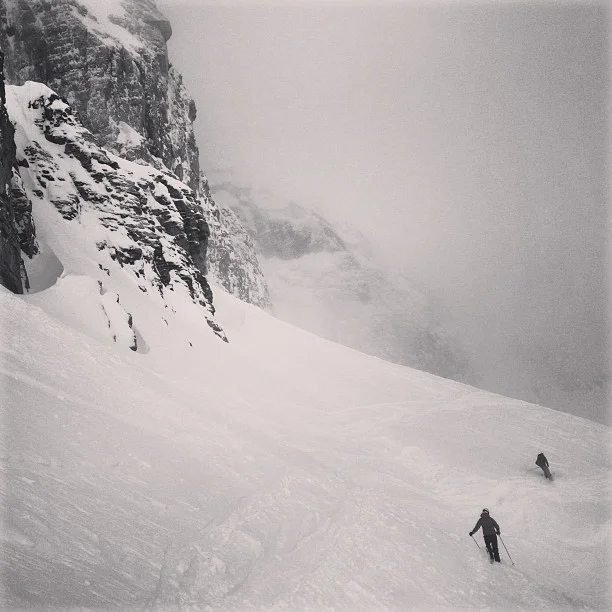 Dad following Caleb into the clouds
