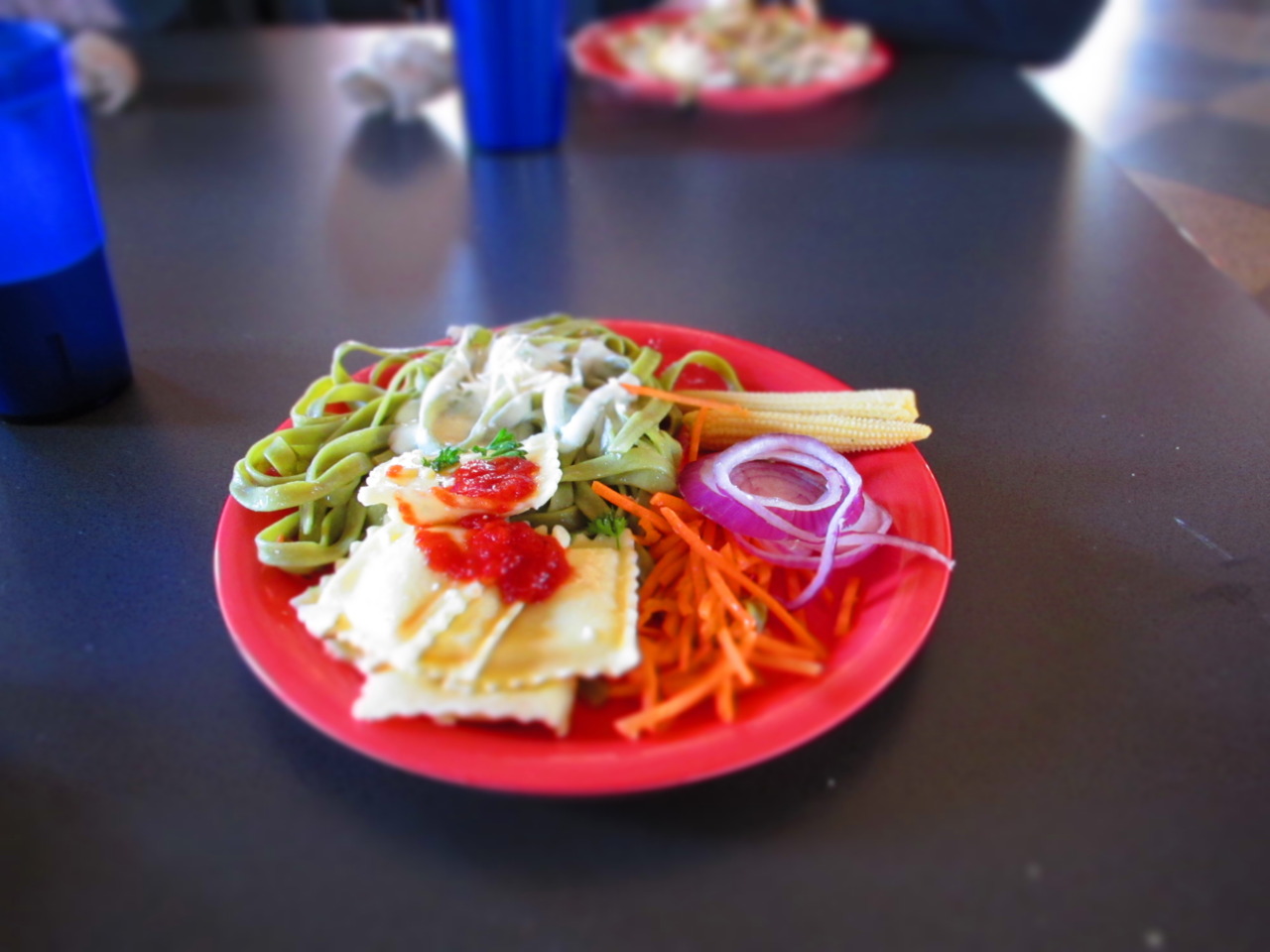 Colorful lunch at Andover