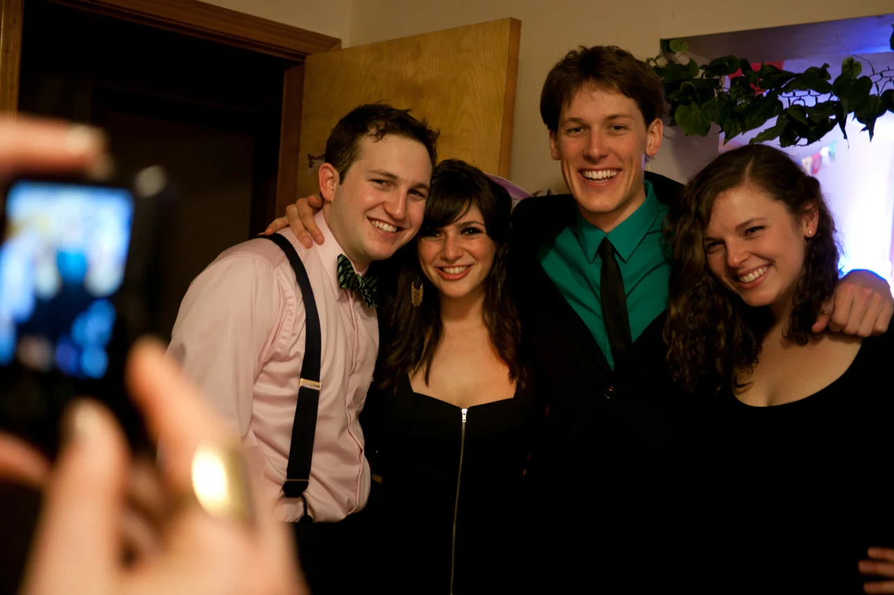 Gala night photo shoot