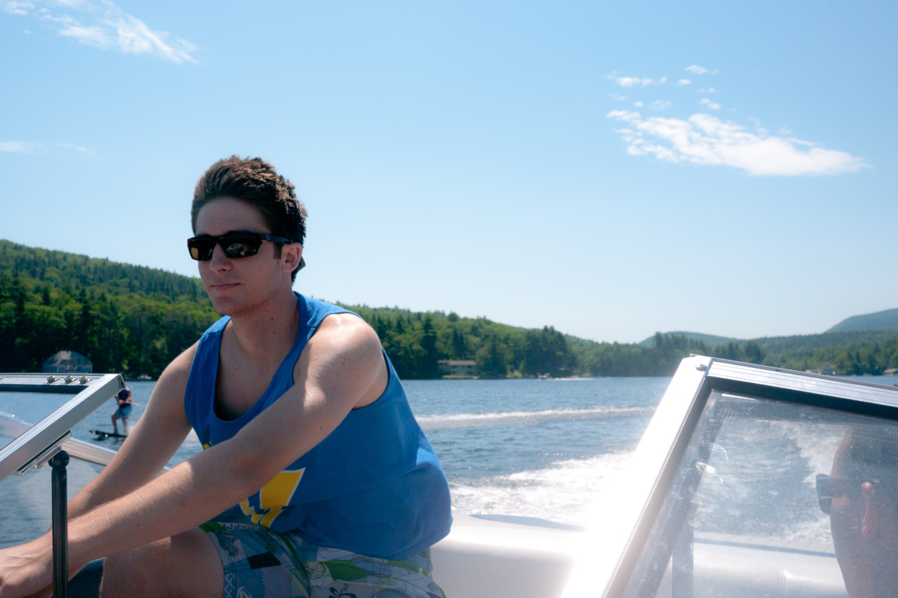 Cruising around Lake Sunapee