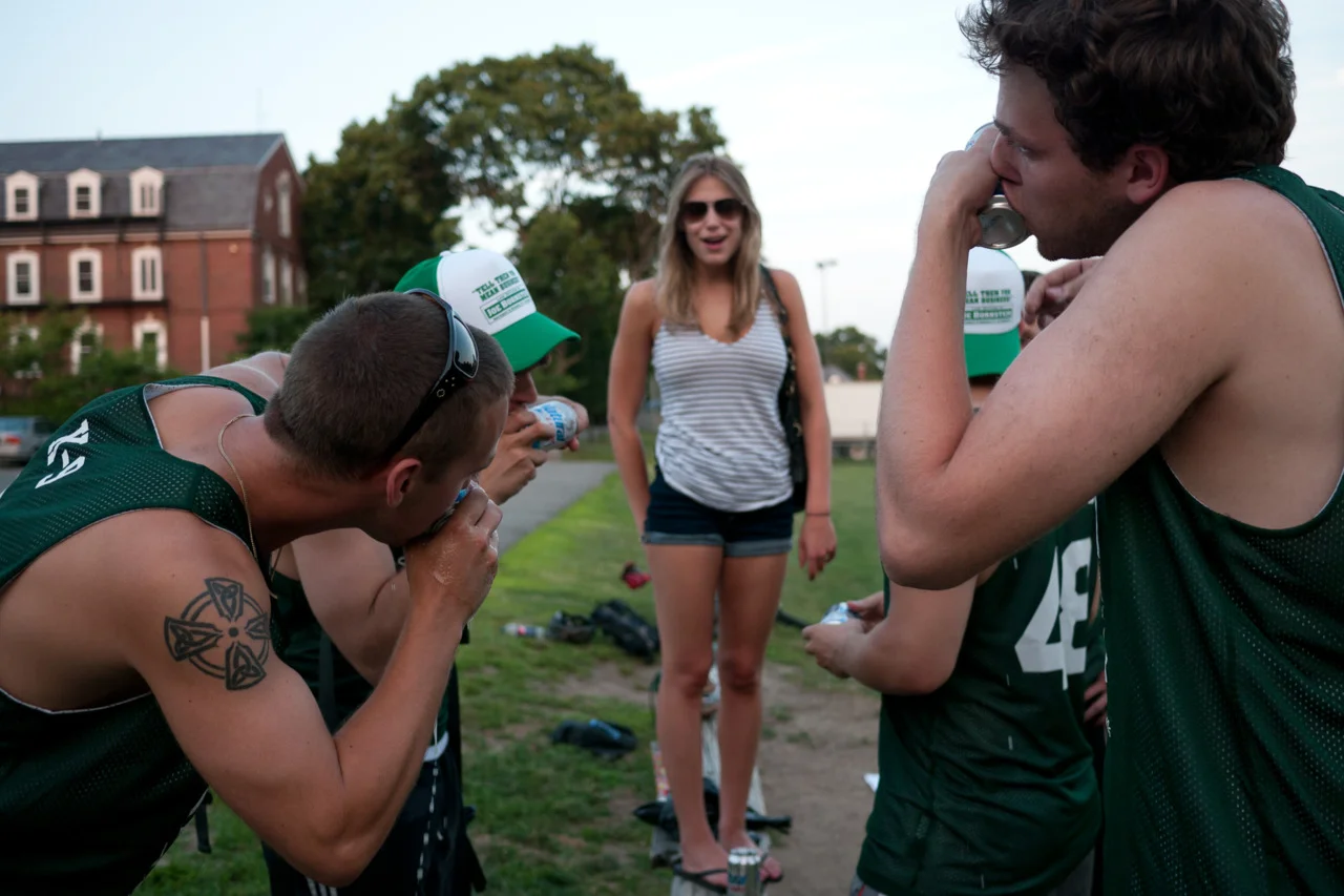 Post-game refreshments.