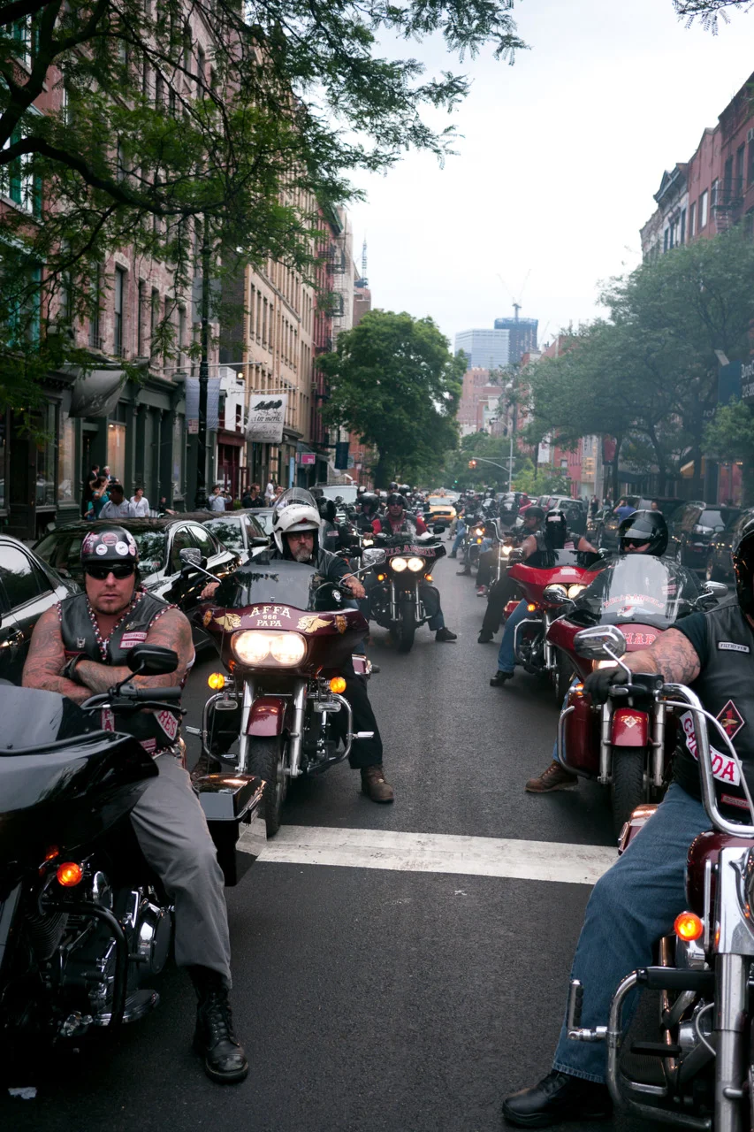 Bikers in SoHo