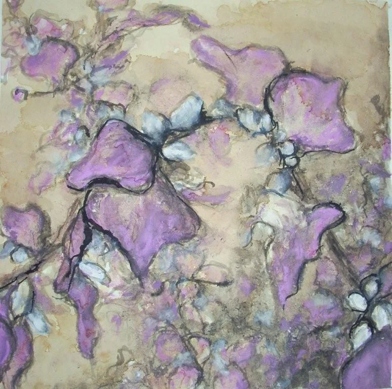 purple flowers