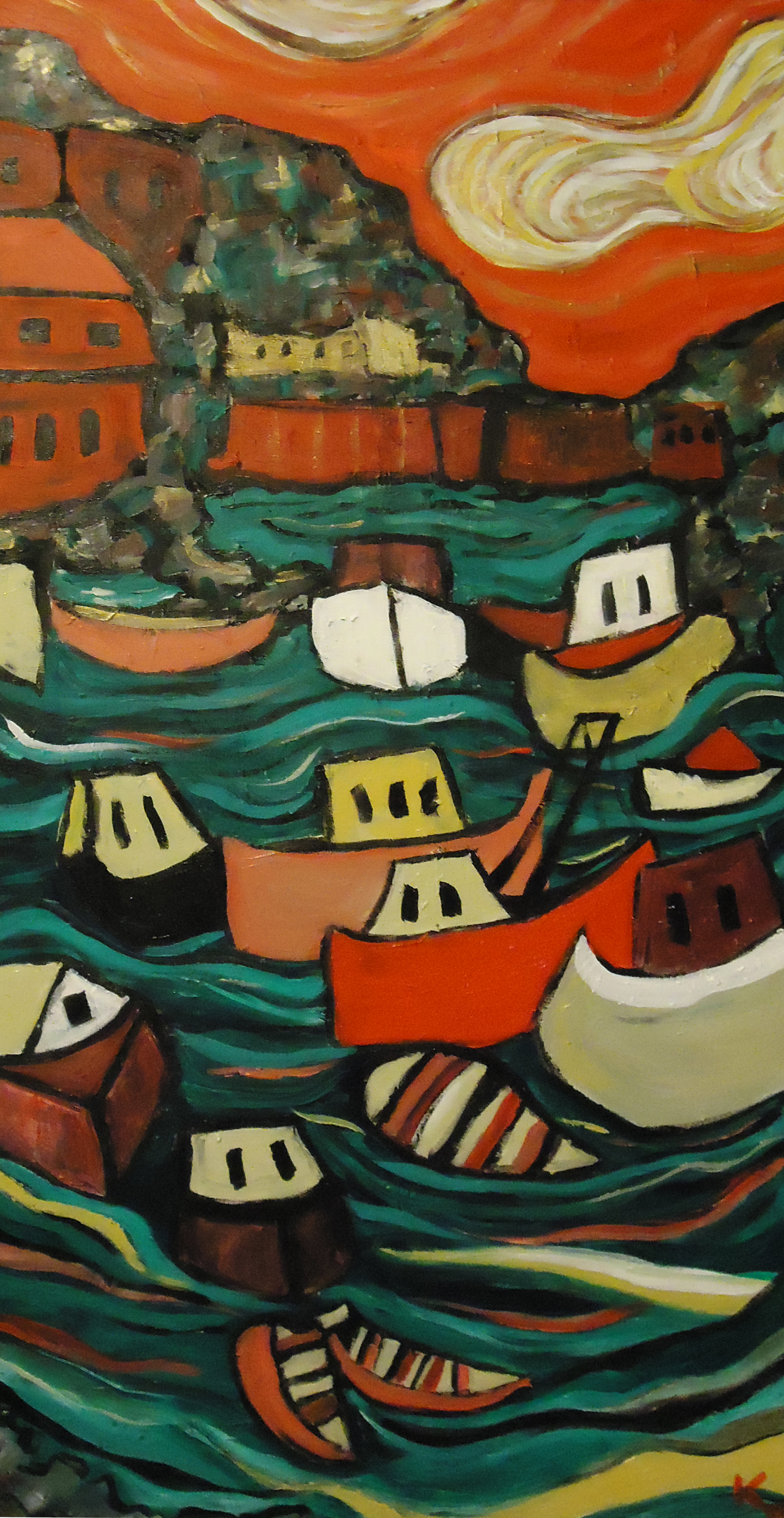 The Harbor at Nice, France , Katie Jurkiewicz, own it now, $420 on etsy