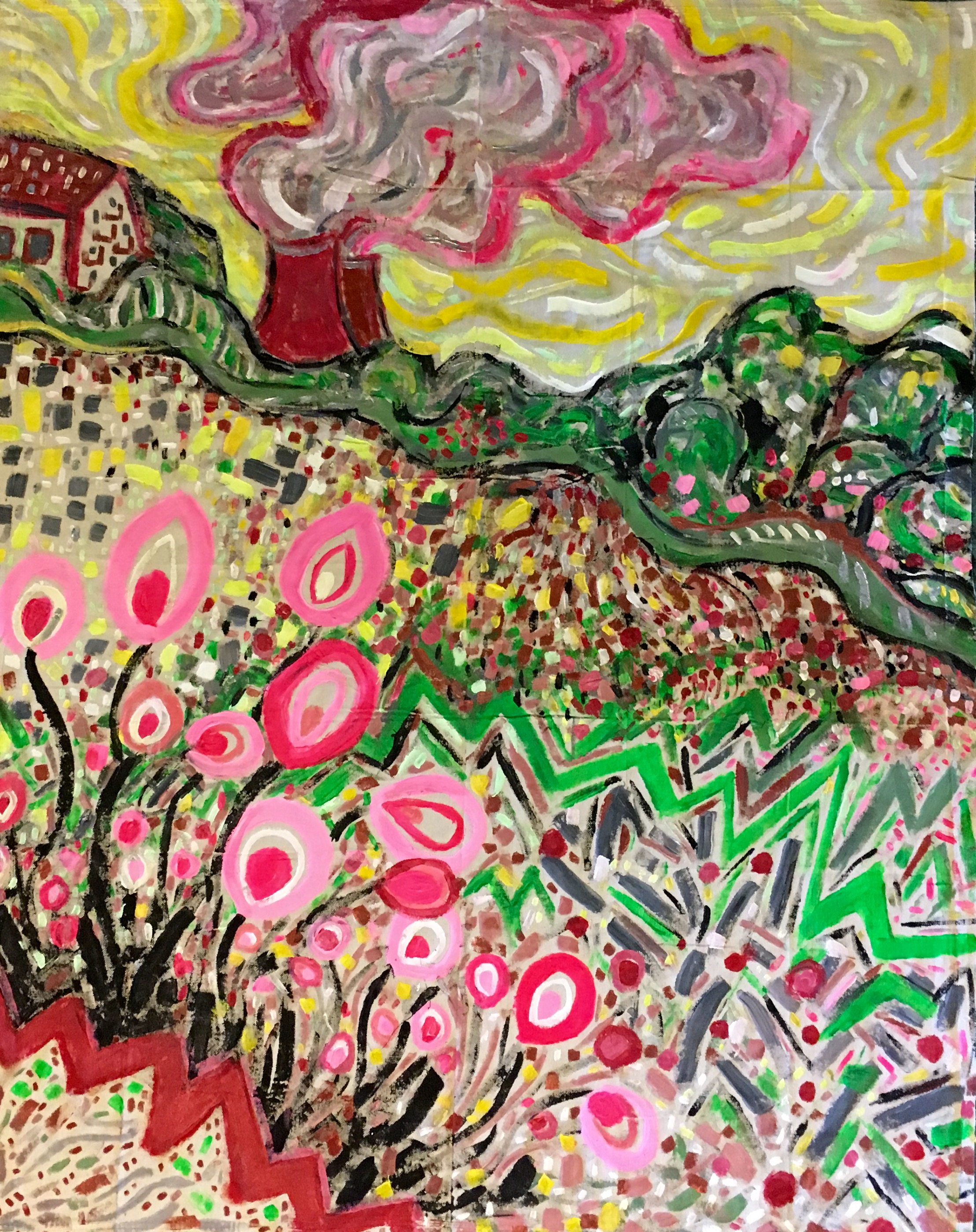 The final painting - done in time to watch Game of Thrones!