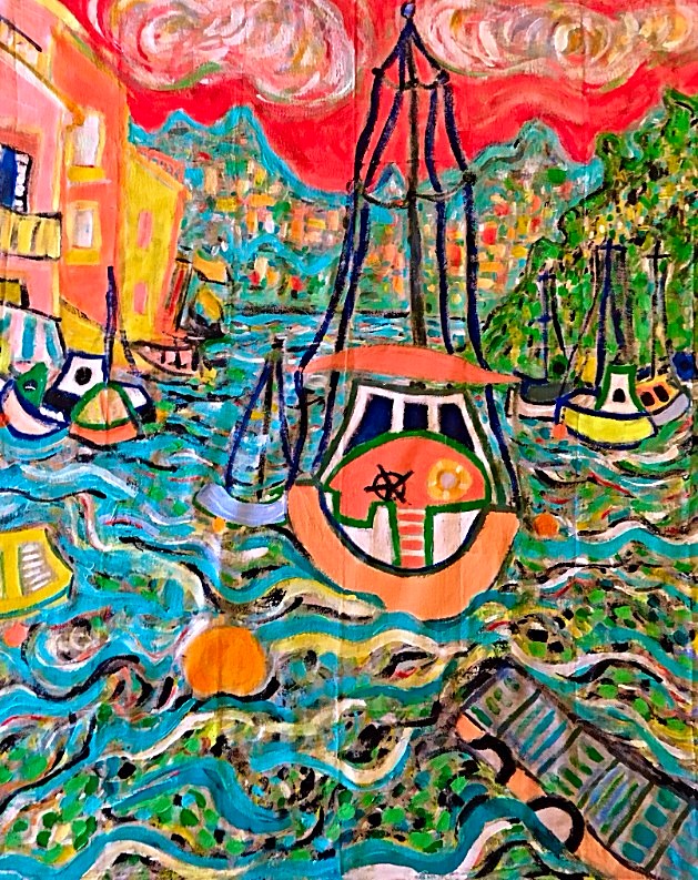 Sailing to Portofino