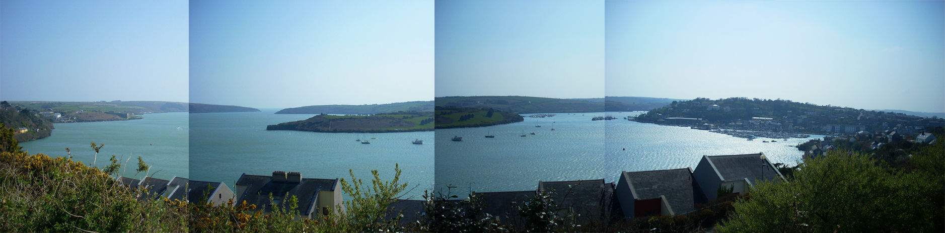 before I had a reliable panorama camera had to do this the old fashioned way, view in Kinsale