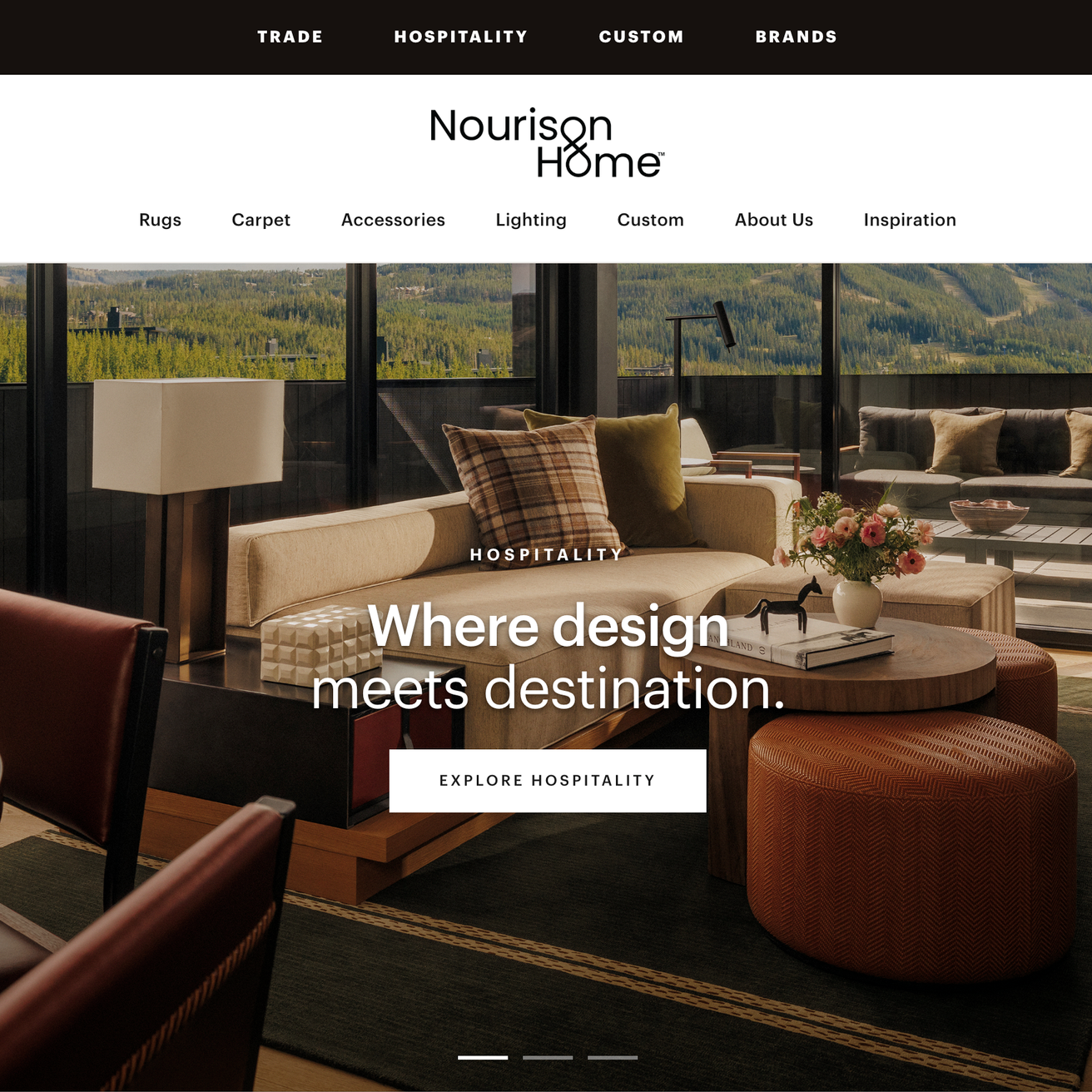 Nourison Home Website Redesign