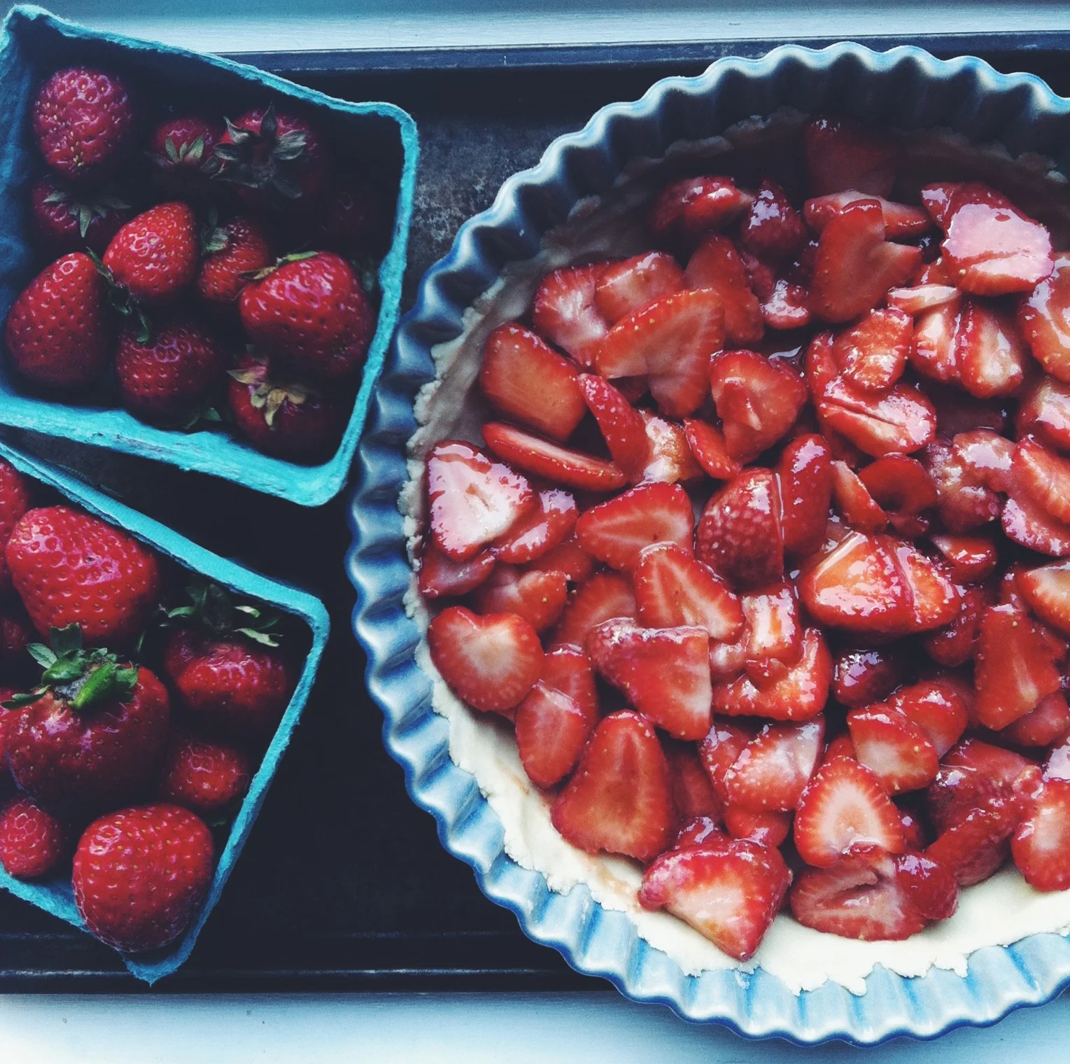 Strawberry Kuchen