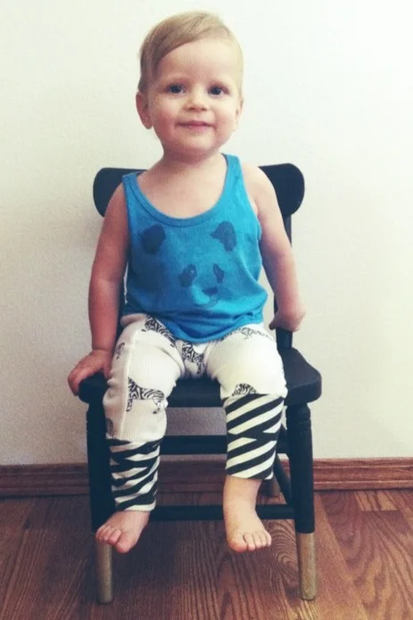 DIY: black + gold chair