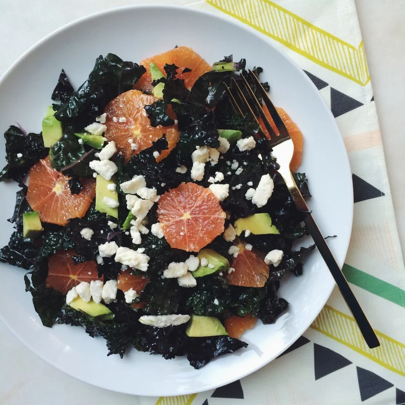 Cara Cara Orange Kale Salad