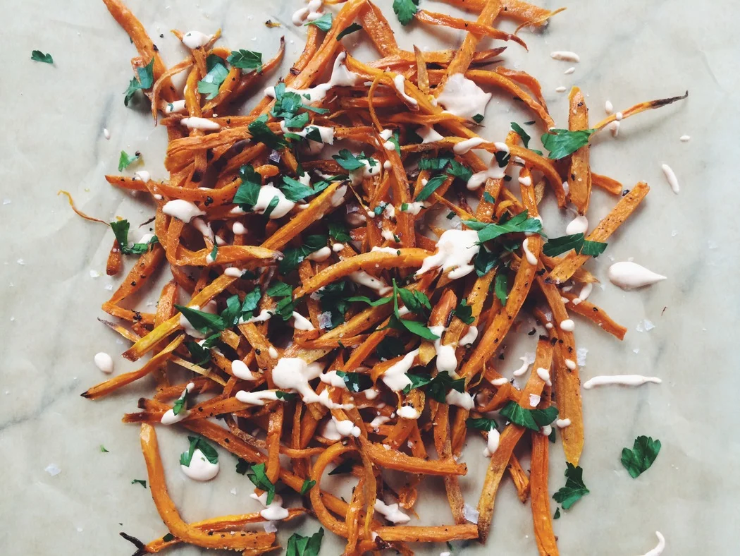 Sweet Potato Fries with Spicy Mayo