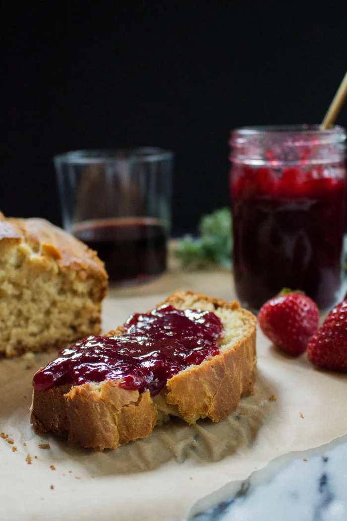 Strawberry Pinot Noir Black Pepper Jam