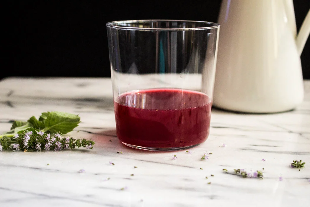 Blackberry Mint Cordial