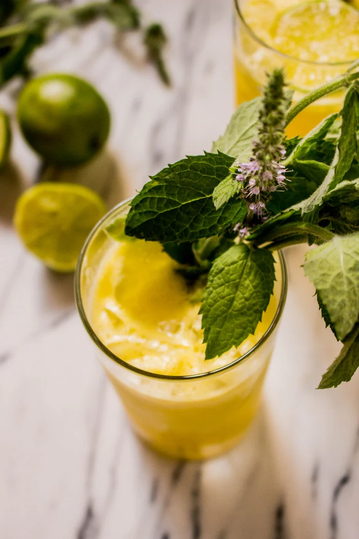 Pineapple Mint Lime Juice