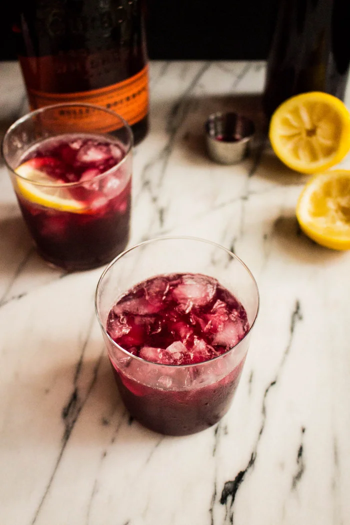 Beet Balsamic Shrub Cocktail || a guest post for With Food + Love