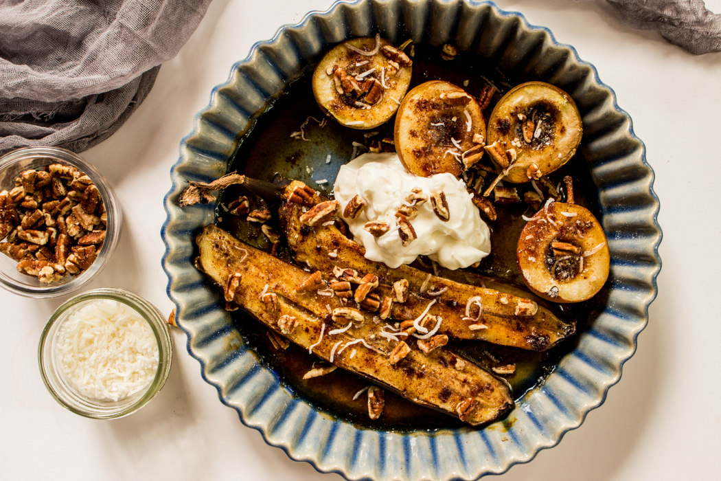 Grilled Pears Bananas With Salted Brown Sugar And Pecans Local Haven,What Is Tofuu Password