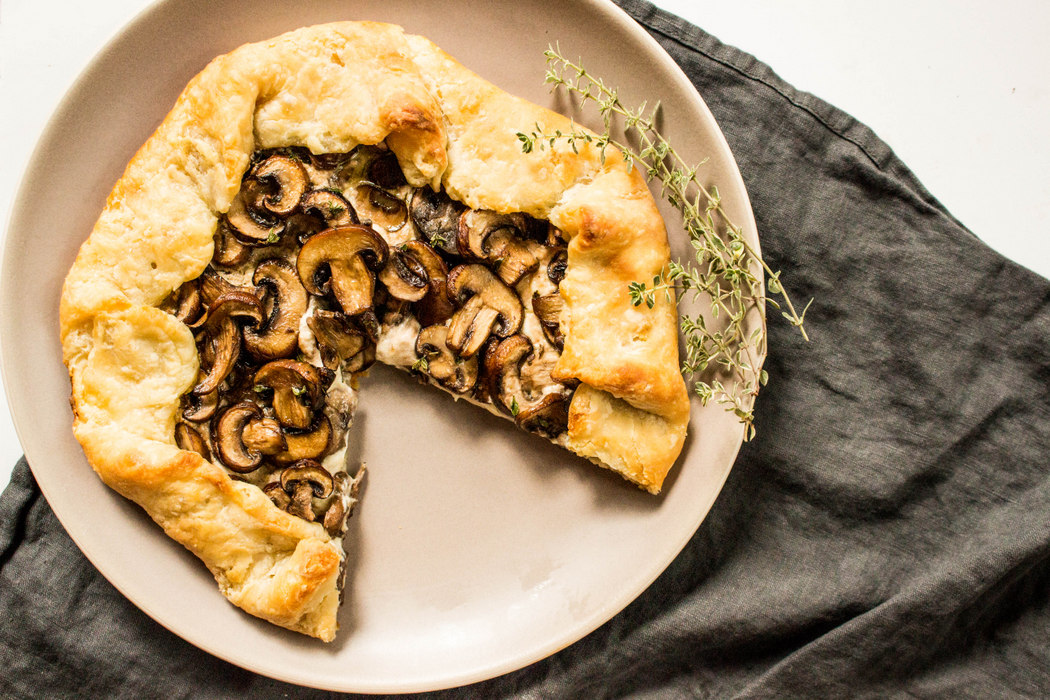 Creamy Mushroom Galette — Local Haven