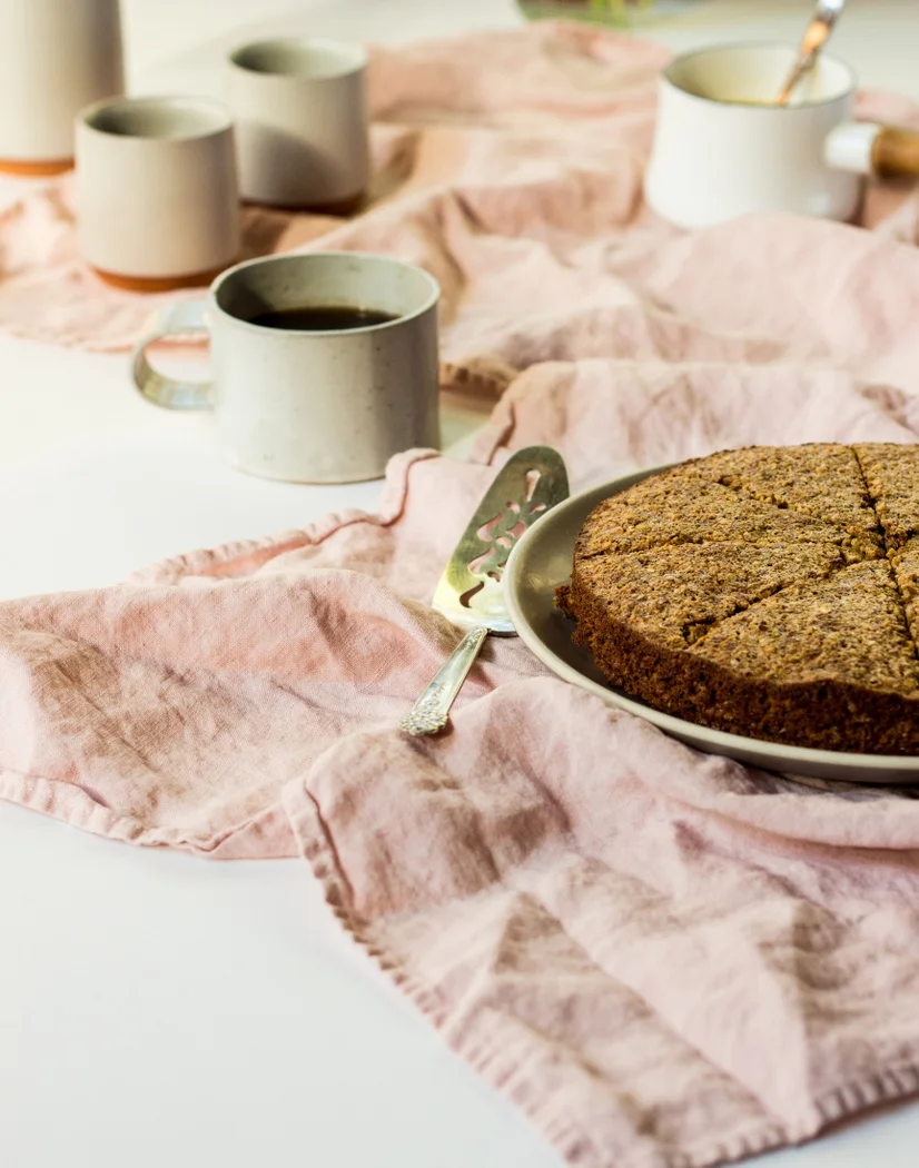 Pistachio Almond Flourless Cake with Maple Cream — Local Haven