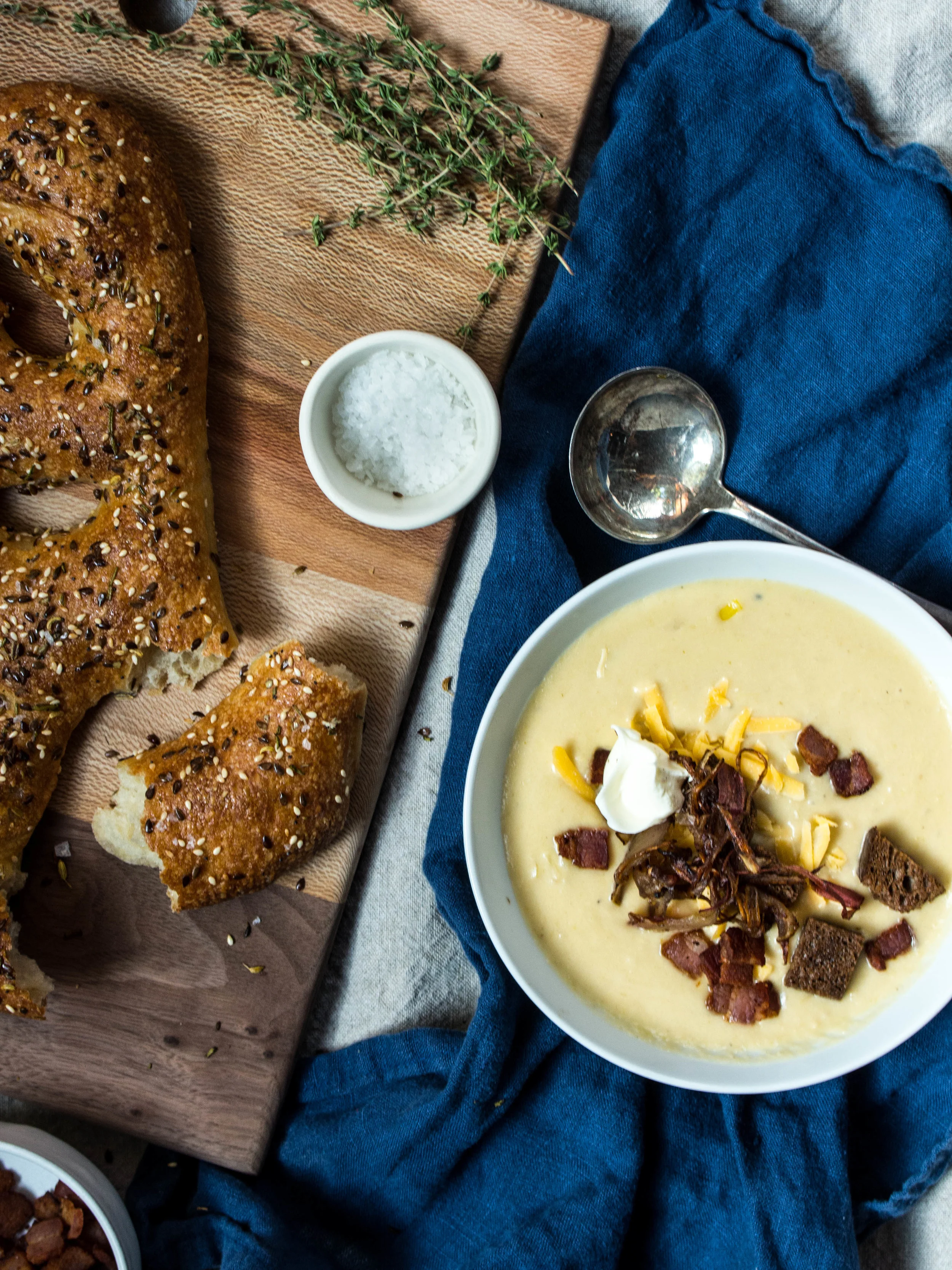  Apple Cheddar Beer Soup 