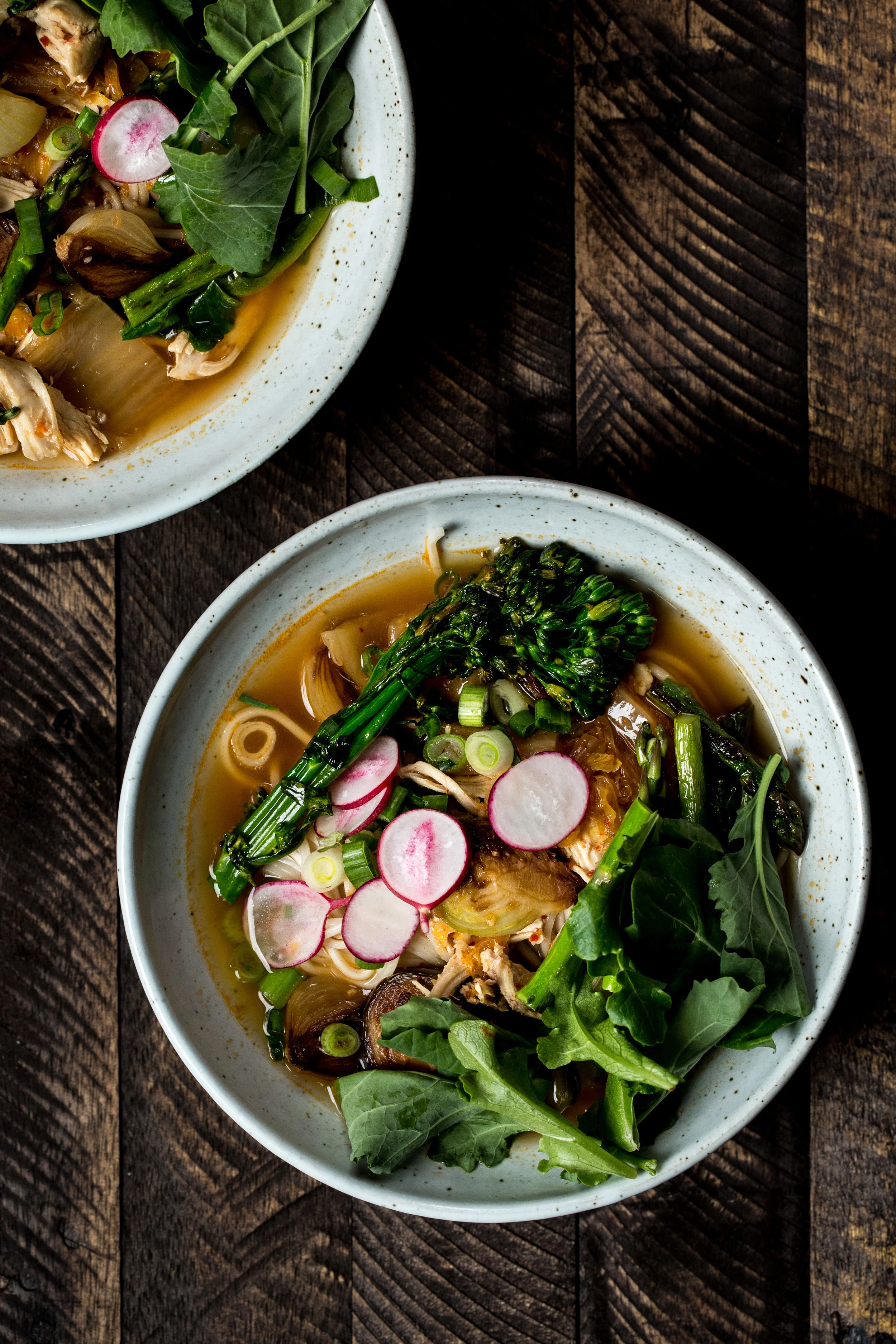 Kimchi-Vegetable Noodle Soup