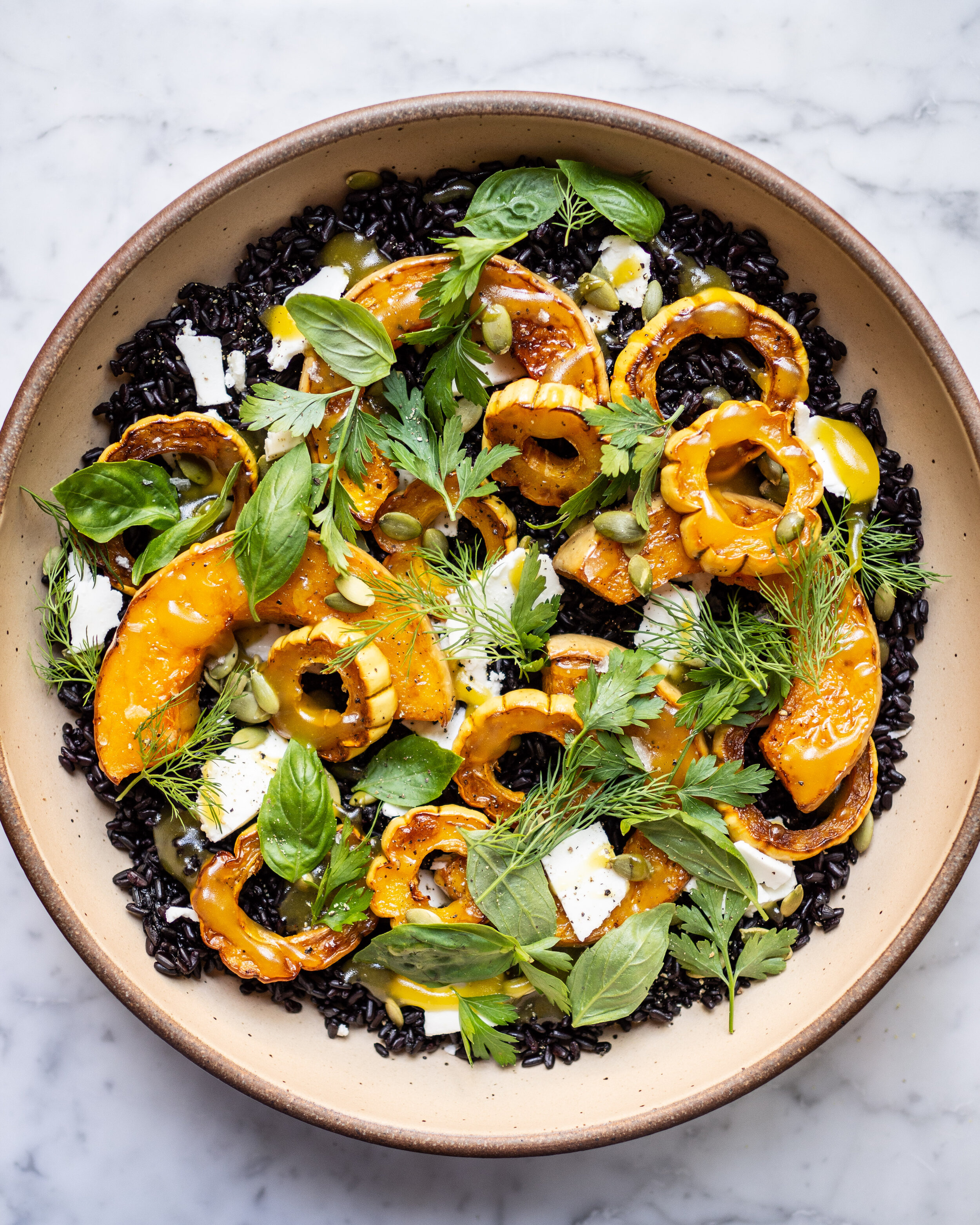 Roasted Squash with Purple Rice and Maple Dijon Dressing (1 of 1).jpg