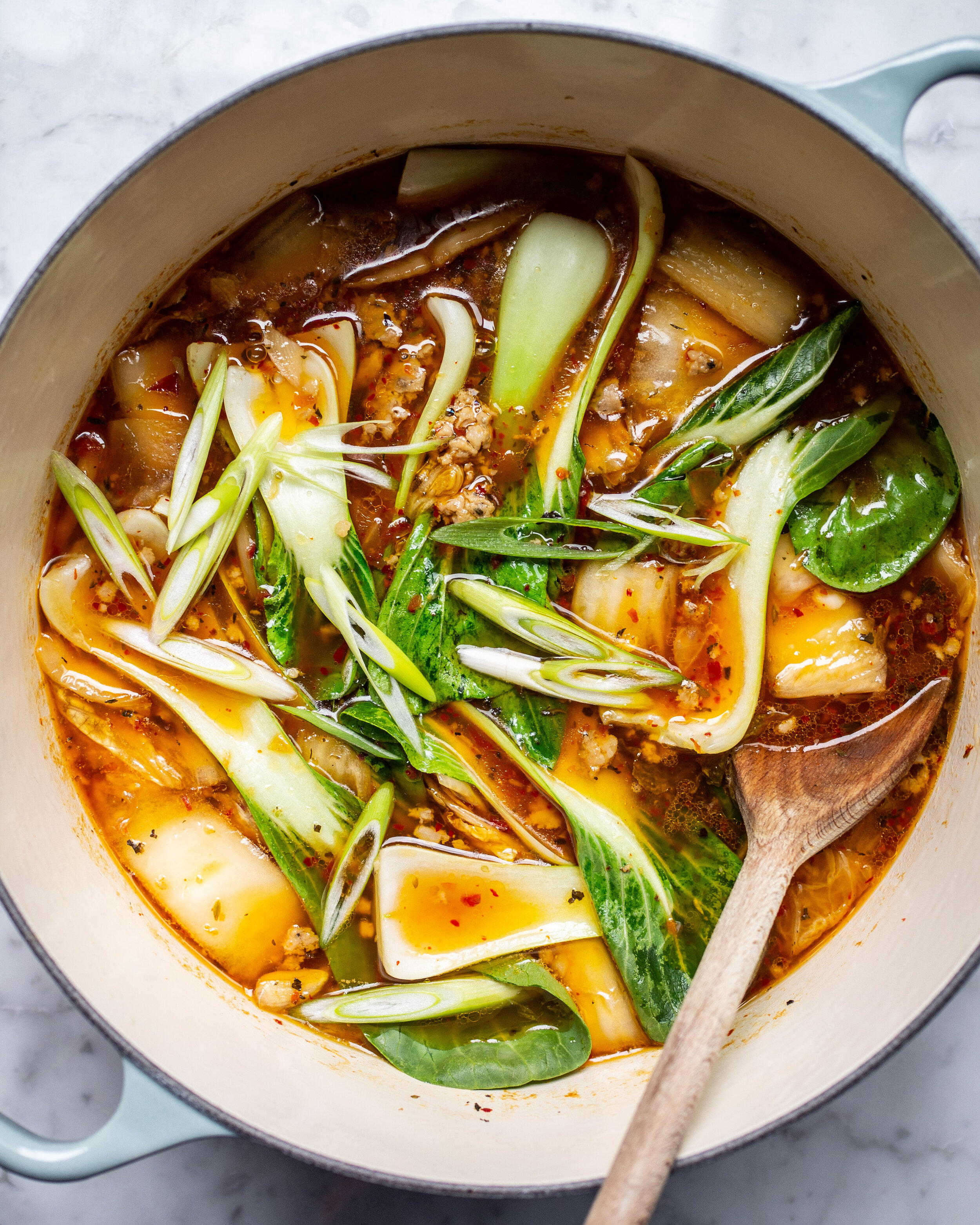 Pork Noodle Kimchi Soup — Local Haven