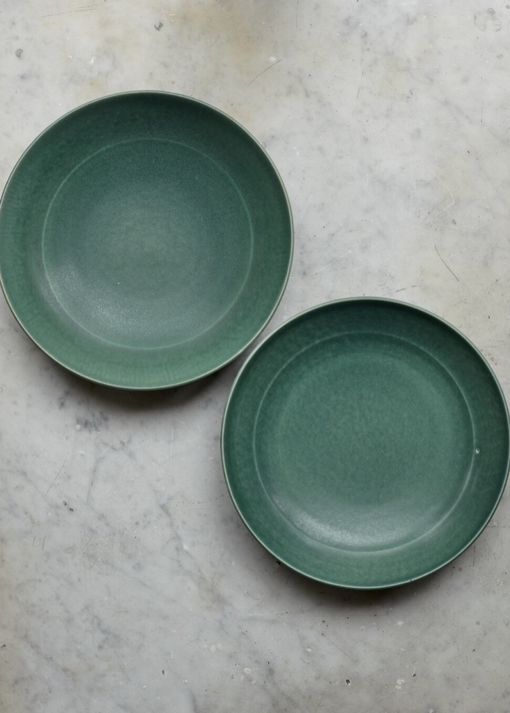  Pasta Bowls in Jadeite - Henry Street Studio 