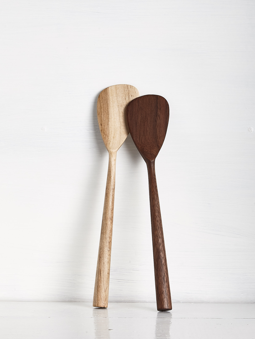  Wooden Angled Spatula - PILLAR HOME GOODS  