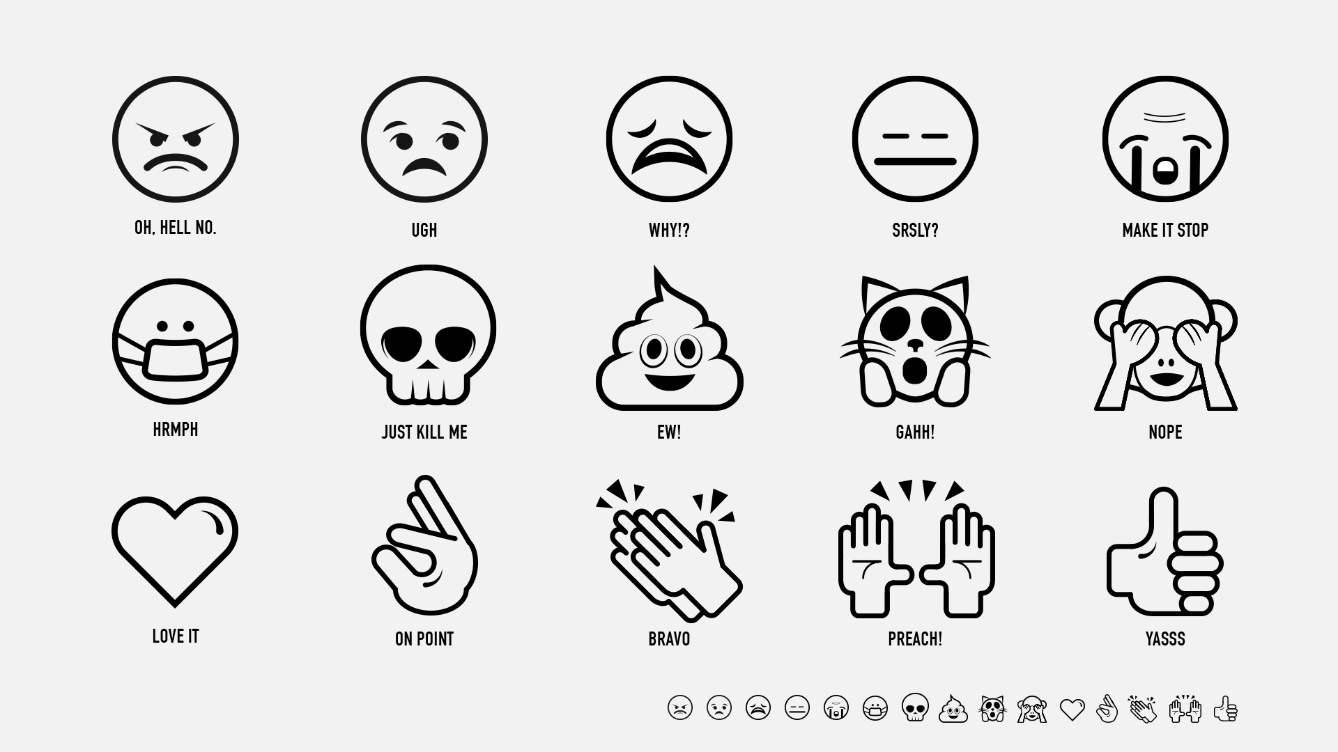 Visual treatment of emojis