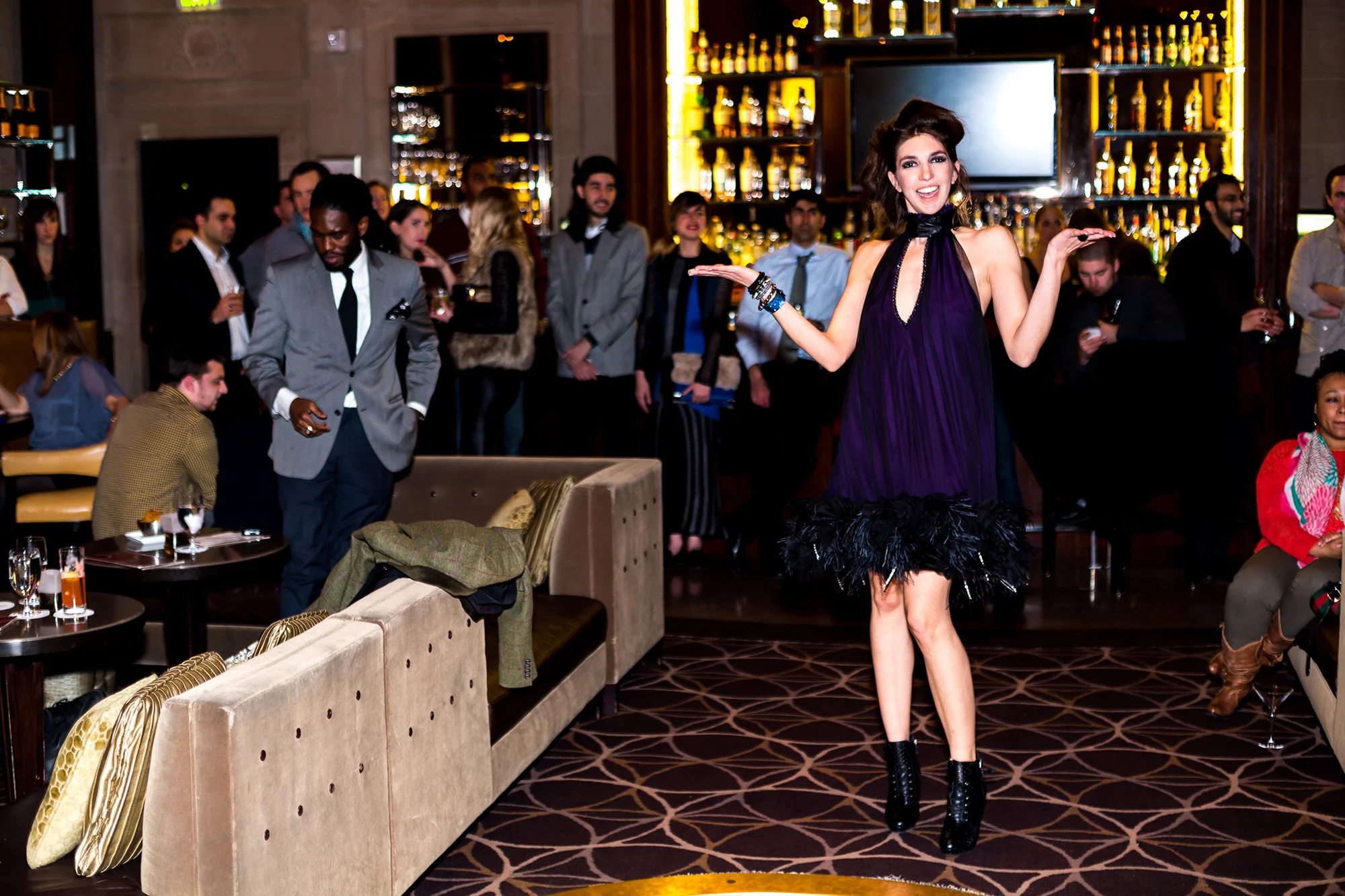 Renée Ricciardi wearing Chynna Pope at event fashion show. Image by CDA Media.