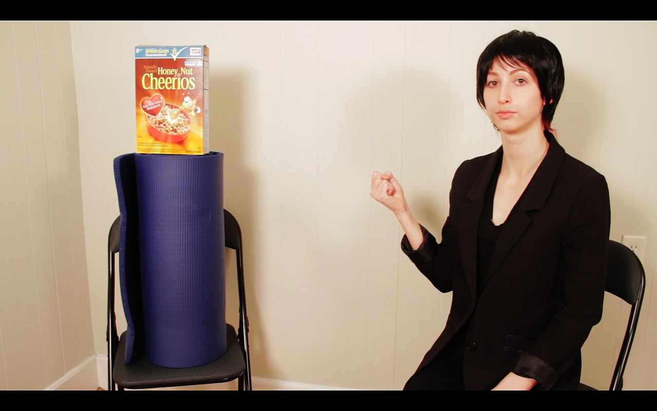 Geena Matuson (@geenamatuson) as Tusty Applecrumpet in The Empty Room video 'Geena Radio,' 2012.