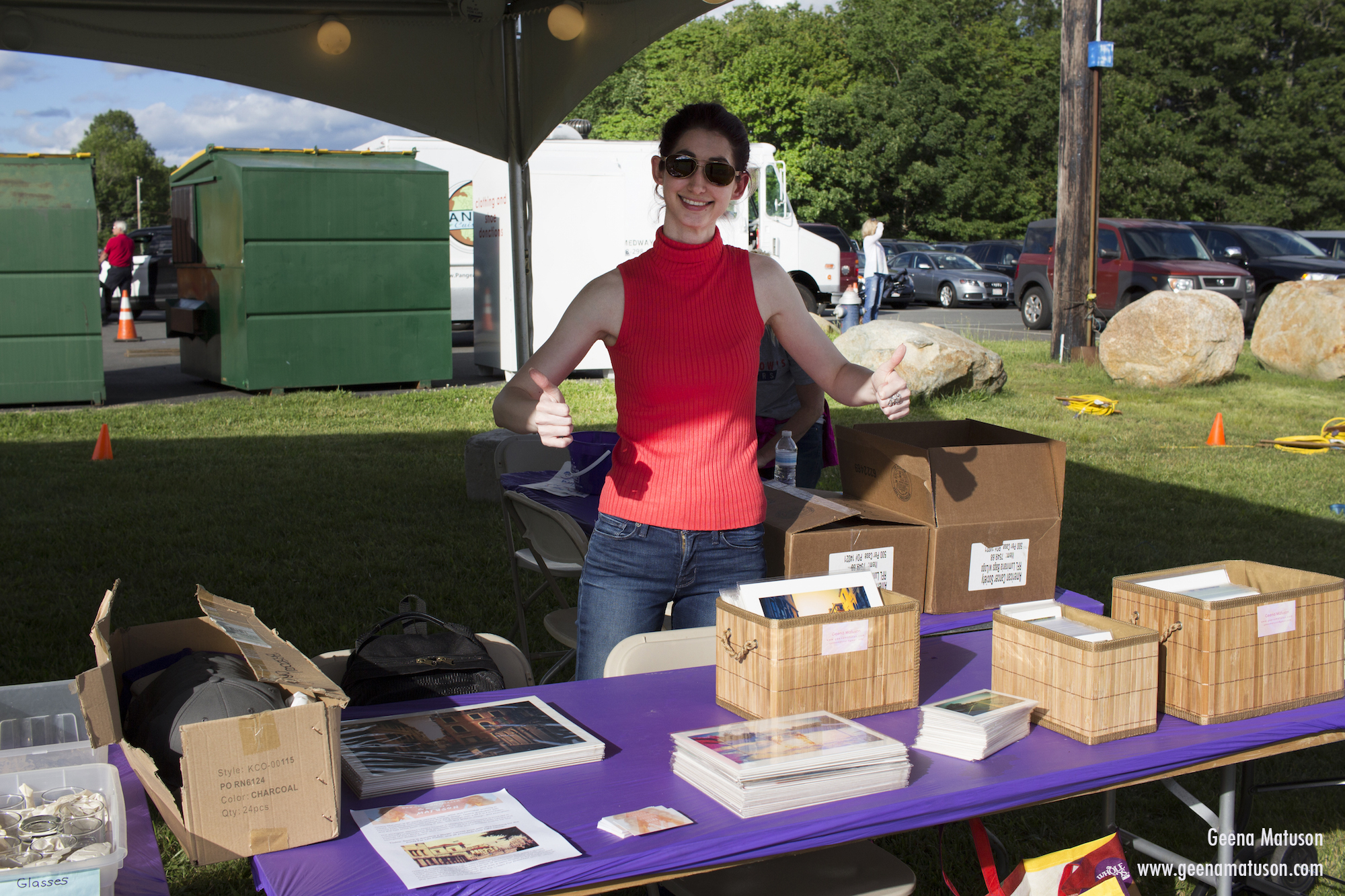 Geena Matuson at Relay for Life in Medway, MA 2016. Photography by Joe Musacchia.