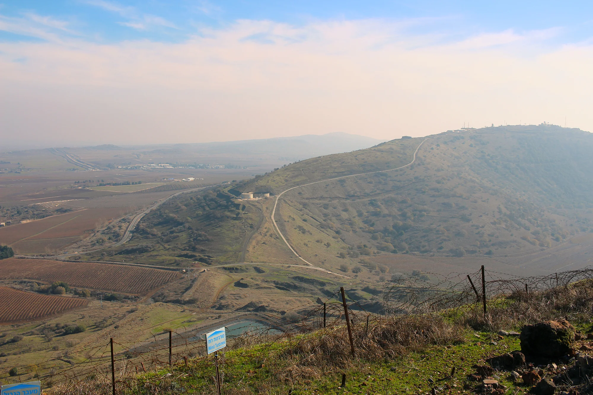 The view from Har Bental, Israeli Bunkers in Golan, Israel. Travel photography by Geena Matuson @geenamatuson #thegirlmirage.