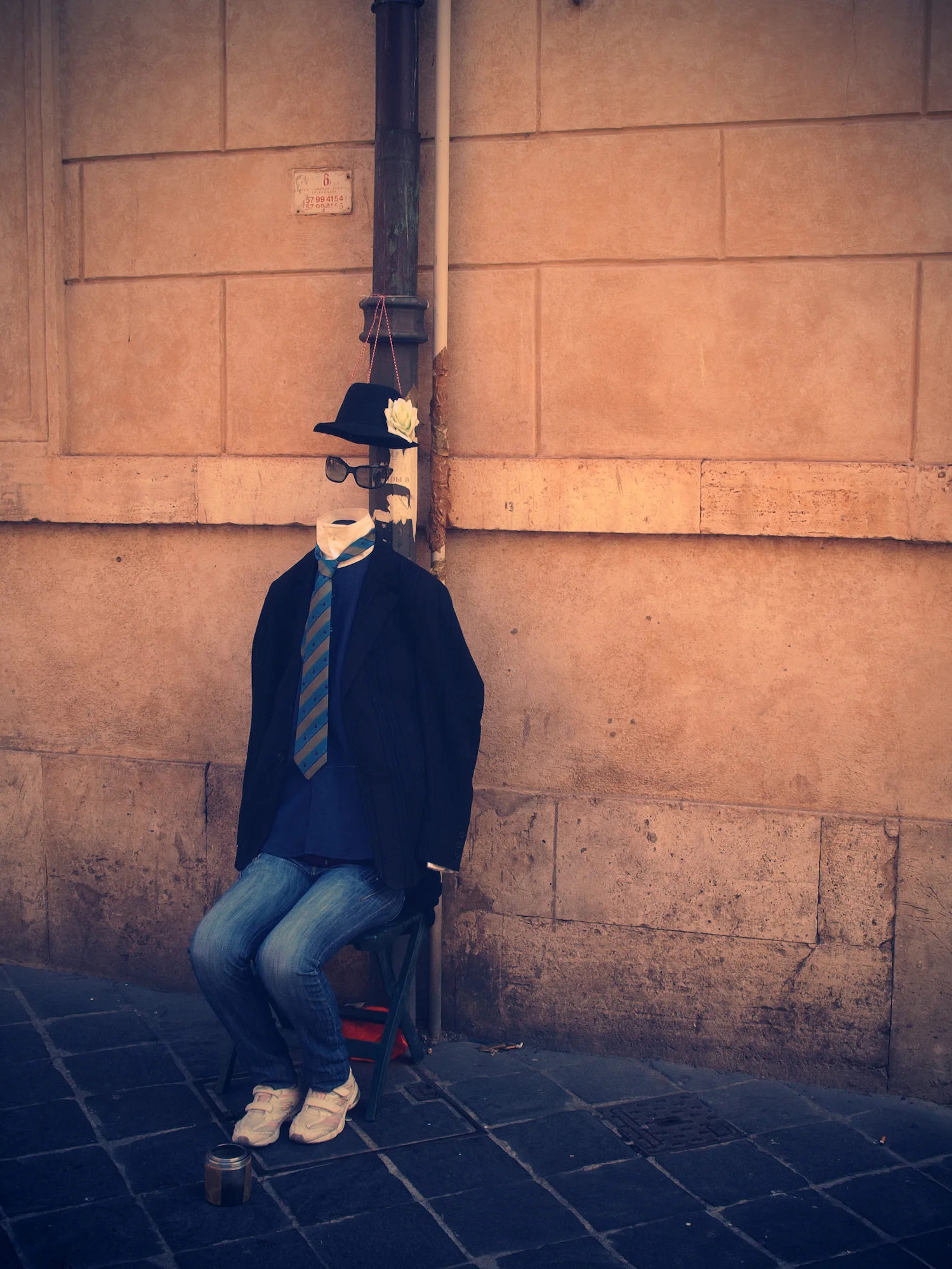 The Invisible Man / Part of 'Trip To Italy' series by Geena Matuson @geenamatuson, 2011.
