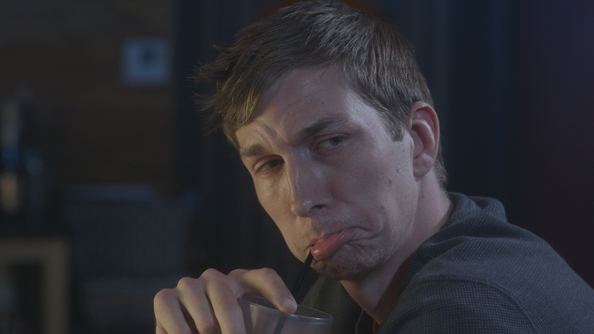 The many faces of Chris Fisher in Geena Matuson's (@geenamatuson) short 'Depends,' filmed at Rock 'n' Roll Rib Joint in Medfield, MA. Cinematography by Denez McAdoo.