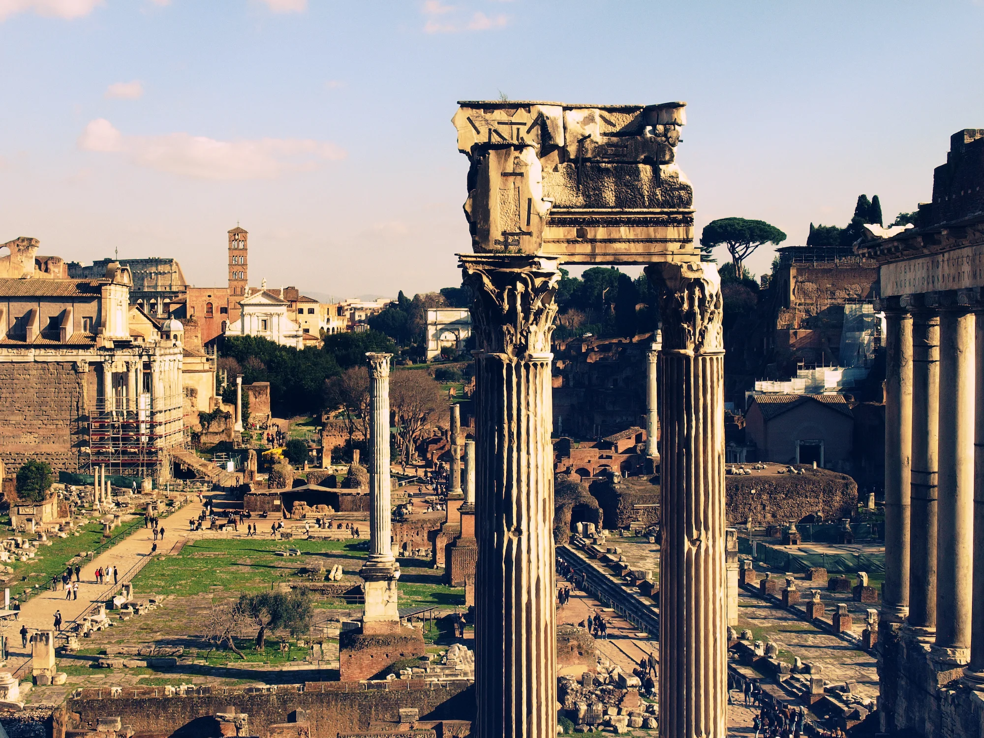 Forum Romanum / Part of 'Trip to Italy' series by Geena Matuson @geenamatuson, 2011.