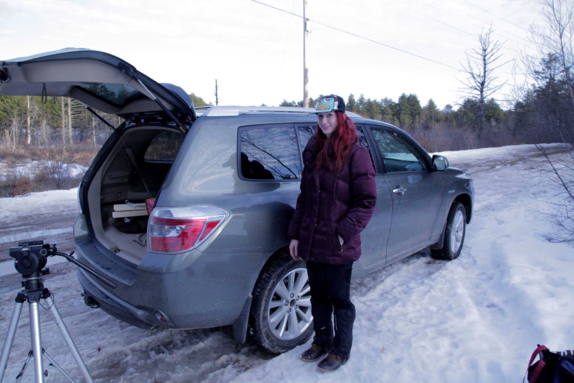 Behind the scenes of Geena Matuson's (@geenamatuson) shoot for multimedia installation 'Liar Liar' with Jeremy Day in Maine, 2013.