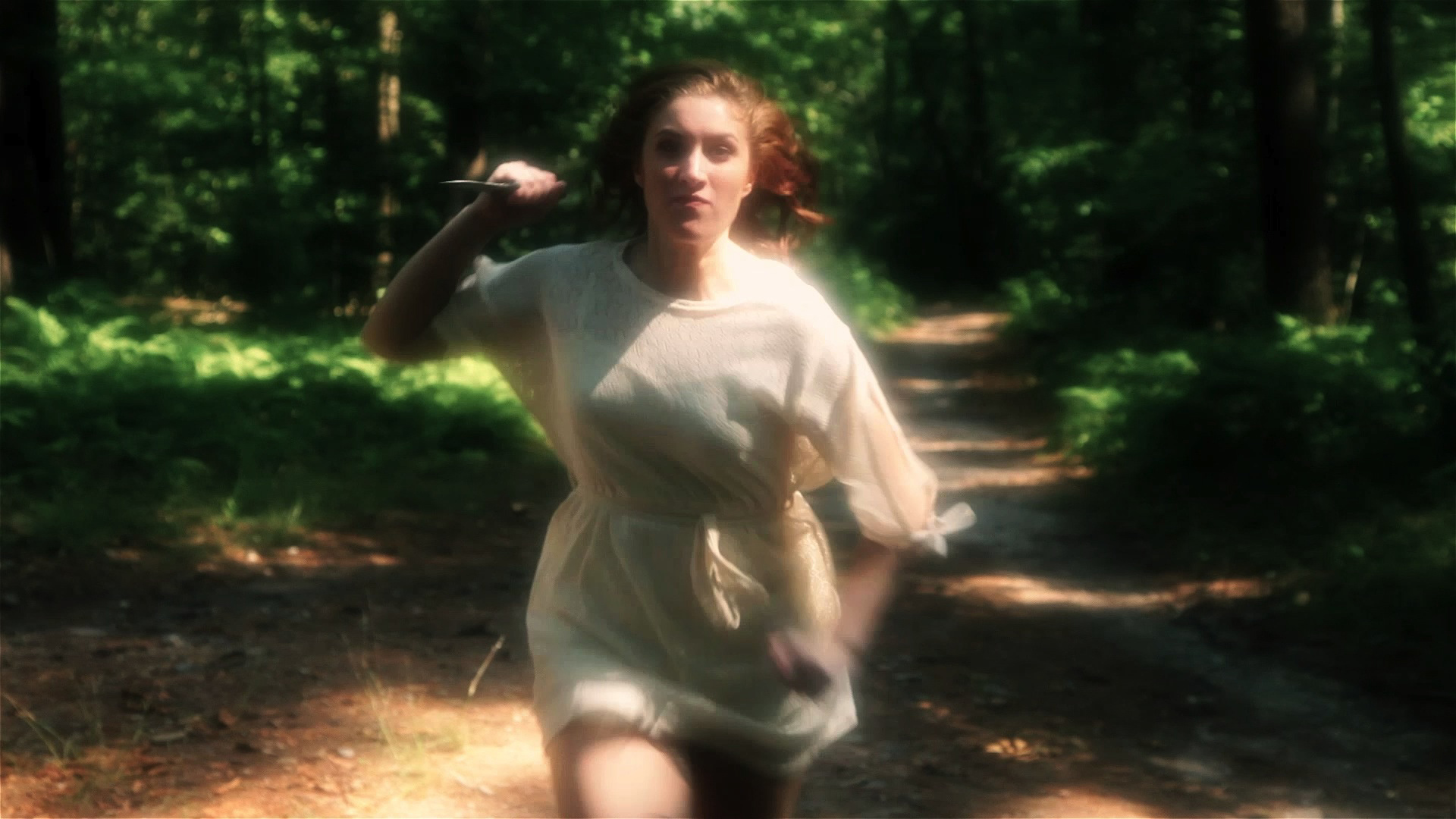 Chelsea Ross Miller in Geena Matuson's (@geenamatuson) 16mm/HDV psychodrama 'My Big Bad Wolf' (2013), filmed in Ponkapoag, MA.