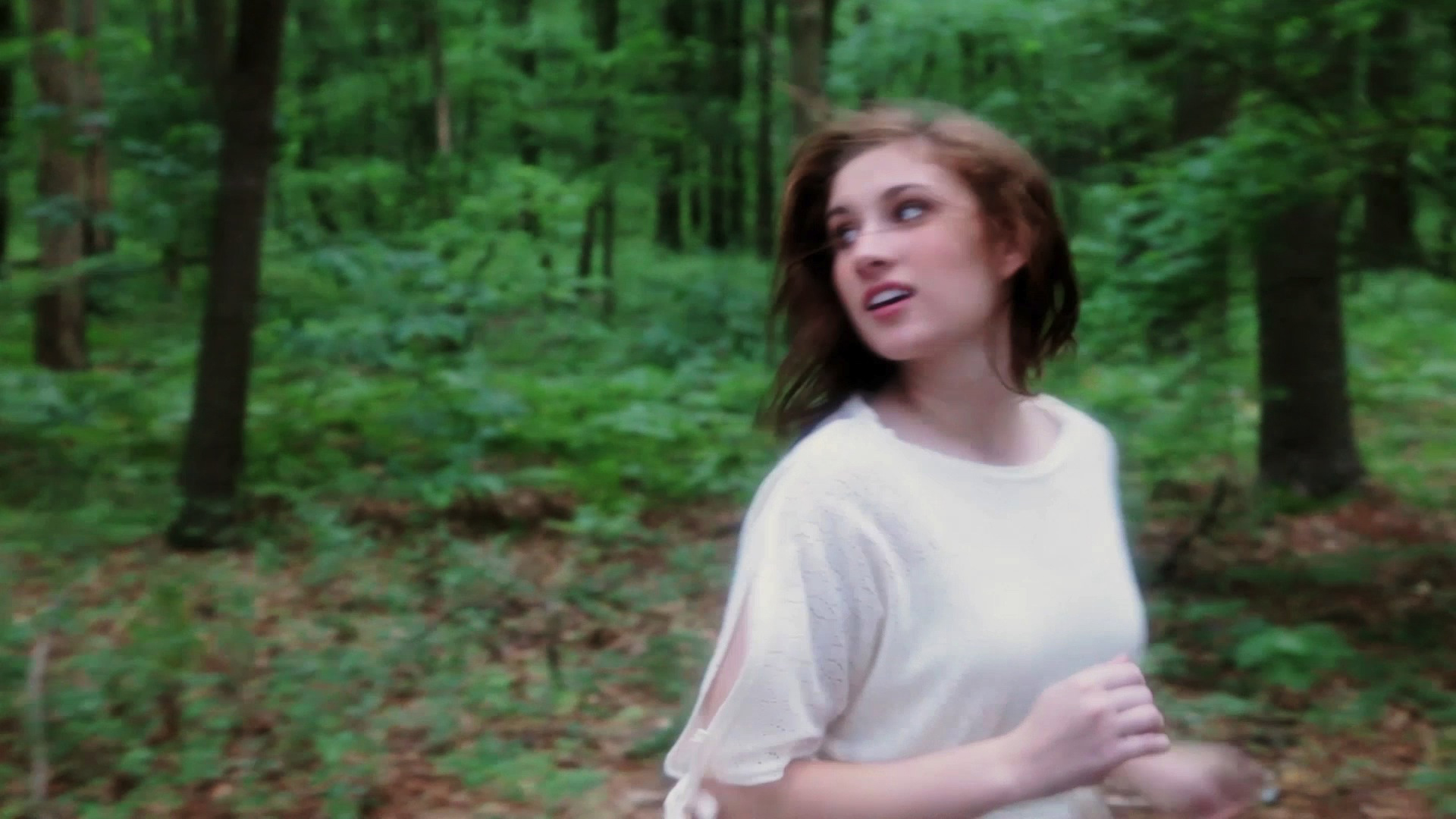 Chelsea Ross Miller in Geena Matuson's (@geenamatuson) thesis film 'My Big Bad Wolf' (2013), filmed in Ponkapoag, MA.